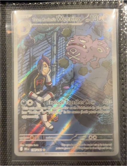 2025 Pokémon SV10: Destined Rivals #199 Team Rocket's Weezing — front