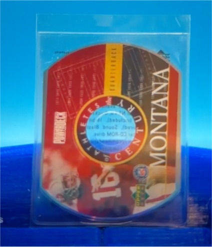 1999 Upper Deck PowerDeck Athletes of the Century #3 Joe Montana — front