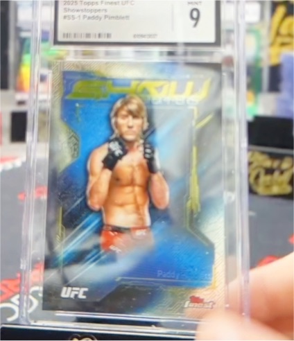 2025 Topps Finest UFC Showstoppers #SS-1 Paddy Pimblett — front