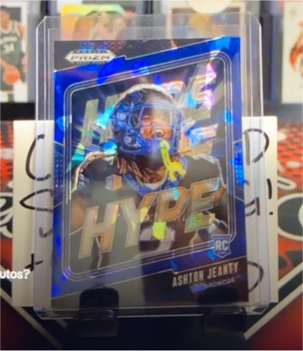 2025 Panini Prizm Draft Picks #4 Ashton Jeanty Hype Rookie RC — front