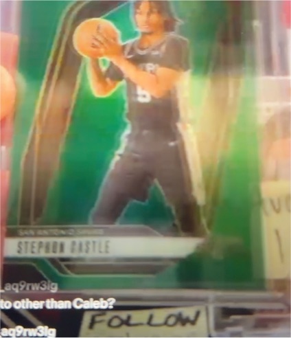 2024-25 Panini Prizm #Stephon Castle — front