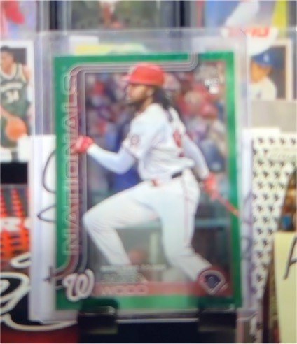 2025 Topps Chrome Update Series #USC95 James Wood Rookie Debut — front