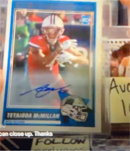 2023 Donruss #RC Tedarrius McMillan — front