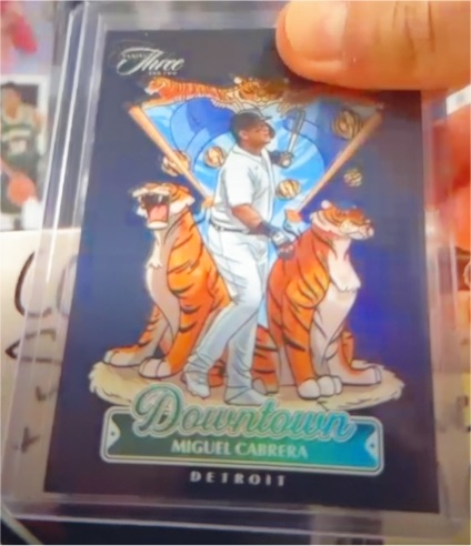 2024 Panini Three and Two Downtown Miguel Cabrera — front