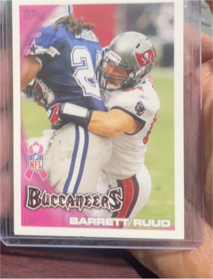 2010 Topps #299 Barrett Ruud Tampa Bay Buccaneers — front