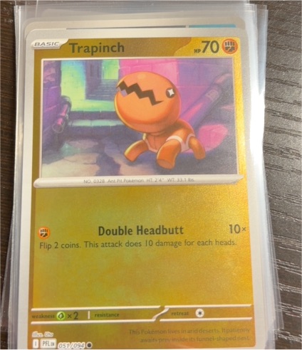 2025 Pokémon Mega Evolution Phantasmal Flames #051 Trapinch — front