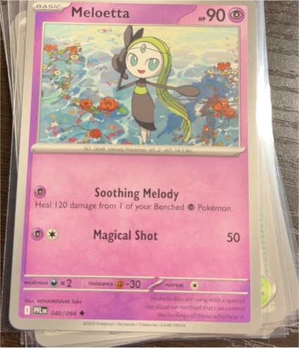 2025 Pokémon Phantasmal Flames #040 Meloetta — front