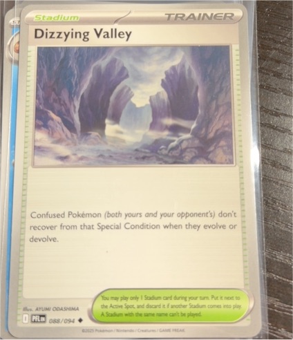 2023 Pokémon ME02 Phantasmal Flames #088 Dizzying Valley — front