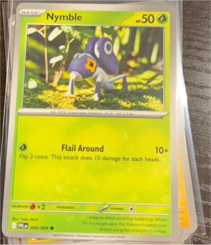 2025 Pokémon ME02: Phantasmal Flames #009 Nymble — front