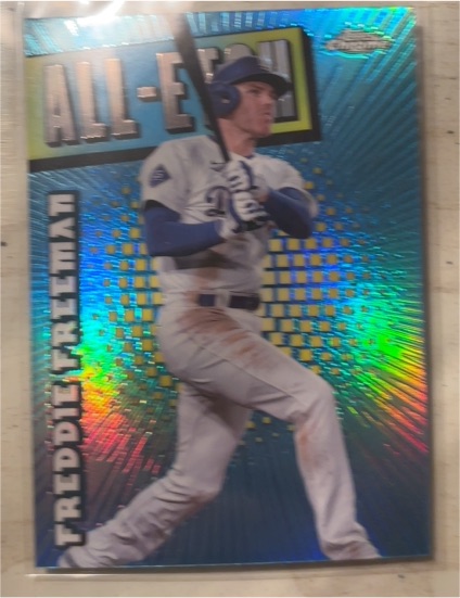 2025 Topps Chrome All-Etch #CAE-11 Freddie Freeman — front