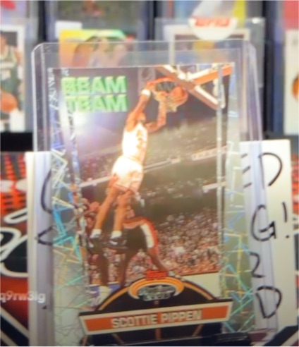 1992-93 Topps Stadium Club #5 Scottie Pippen Beam Team Members Only — front