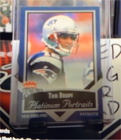 2002 Fleer Platinum #9PP Tom Brady Platinum Portraits — front