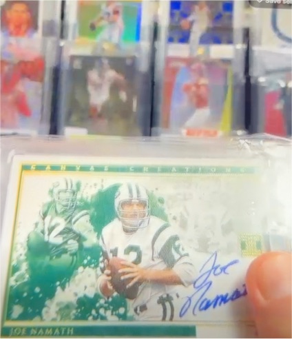 1993 Skybox Joe Namath — front