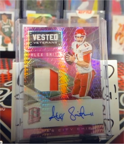 2016 Panini Spectra Vested Veterans #VV-AS Alex Smith — front