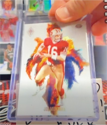 2024 Panini Phoenix - Color Blast Joe Montana #CB-JMA — front