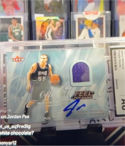 2000-01 Fleer Feel The Game #FG-JW Jason Williams — front