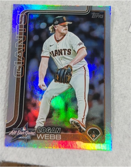 2025 Topps Update #ASG-48 Logan Webb — front