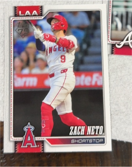 2026 Topps Series 1 #230 Zach Neto — front