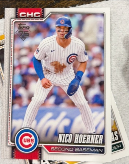 2026 Topps Series 1 #5 Nico Hoerner — front