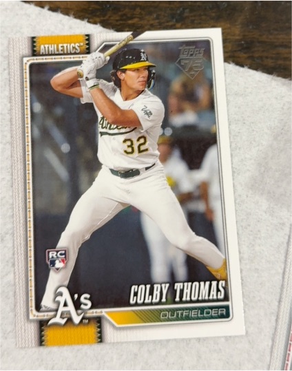 2026 Topps Series 1 #213 Colby Thomas — front