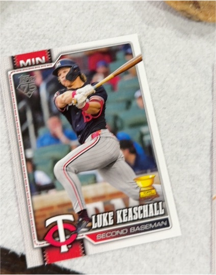 2026 Topps Series 1 #3 Luke Keaschall — front