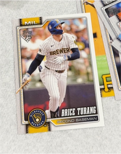 2026 Topps Series 1 #105 Brice Turang — front