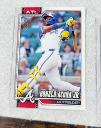 2026 Topps Series 1 #50 Ronald Acuña Jr. — front
