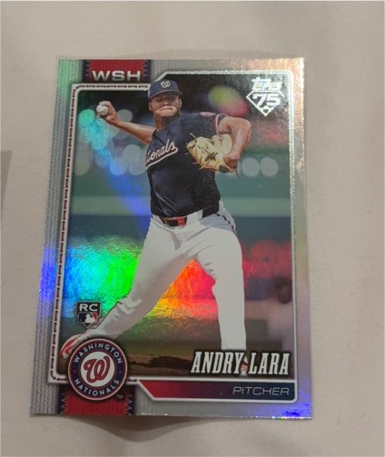 2026 Topps Series 1 #36 Andry Lara — front