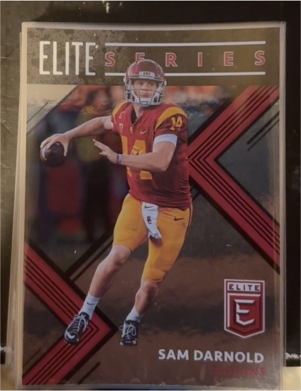 2018 Panini Elite Draft Picks Elite Series #1 Sam Darnold Rookie — front