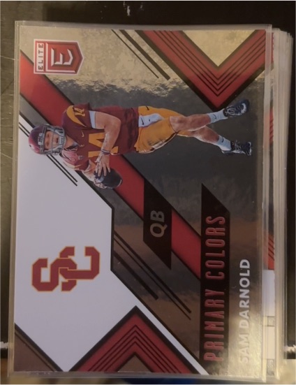 2018 Panini Elite Draft Picks #1 Sam Darnold Primary Colors — front