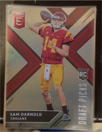 2018 Panini Elite Draft Picks #101b Sam Darnold — front