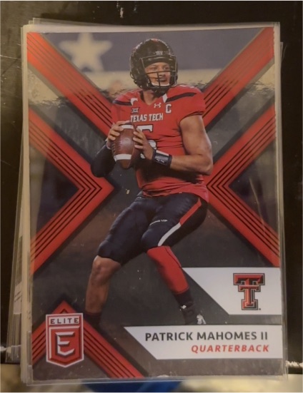 2018 Panini Elite Draft Picks #79 Patrick Mahomes II — front