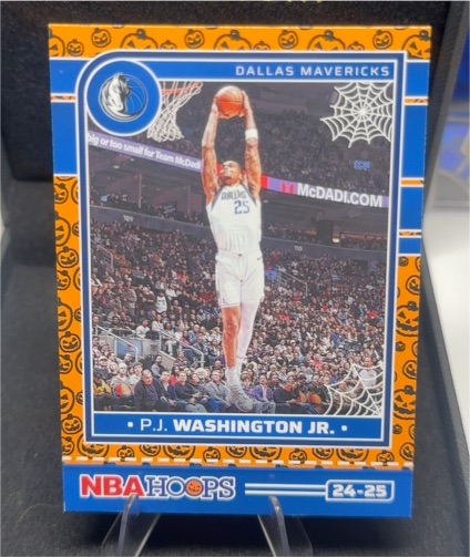 2024-25 Panini NBA Hoops Haunted Hoops #170 P.J. Washington Jr. — front