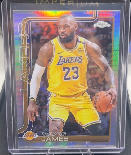 2025-26 Topps Chrome #127 LeBron James — front