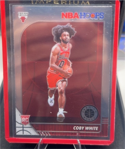 2019-20 Panini NBA Hoops Premium Stock #204 Coby White — front