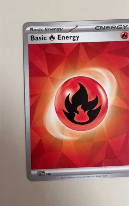 2024 Pokémon SVE: Scarlet & Violet Energies #010 Basic Fire Energy — front