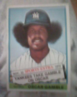 1976 Topps Traded #74T Oscar Gamble — front