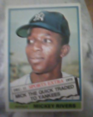 1976 Topps Traded #85T Mickey Rivers — front
