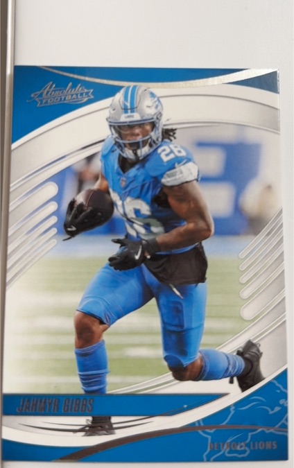 2025 Panini Absolute #91 Jahmyr Gibbs — front