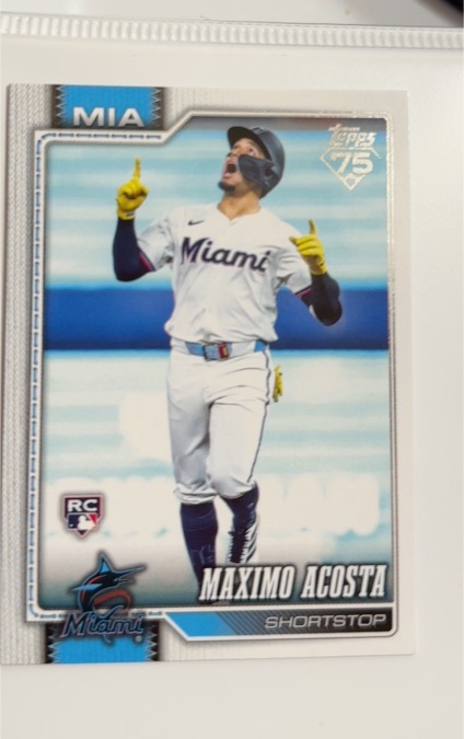 2026 Topps Series 1 #172 Maximo Acosta — front