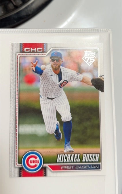 2022 Topps #CHC Michael Busch — front