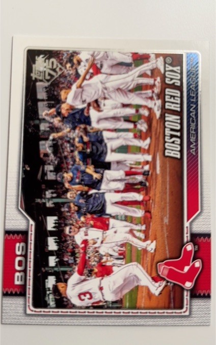 2026 Topps Series 1 #198 Boston Red Sox Team Card — front