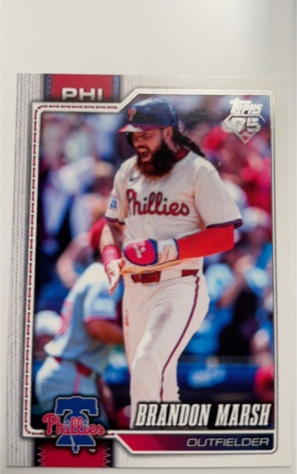 2026 Topps MLB Series 1 #335 Brandon Marsh — front