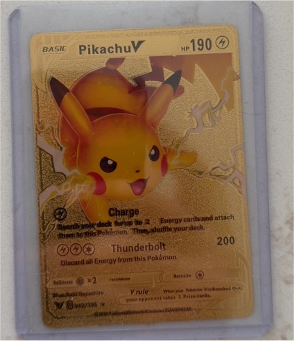 2020 Pokémon Pikachu V #043 — front