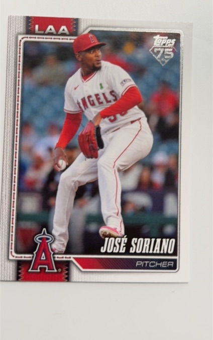 2026 Topps Series 1 #319 José Soriano — front