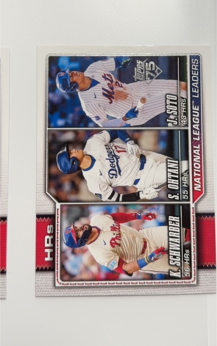 2026 Topps Series 1 #84 Juan Soto / Shohei Ohtani / Kyle Schwarber National League Leaders — front