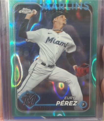 2024 Topps Chrome #6 Eury Pérez — front
