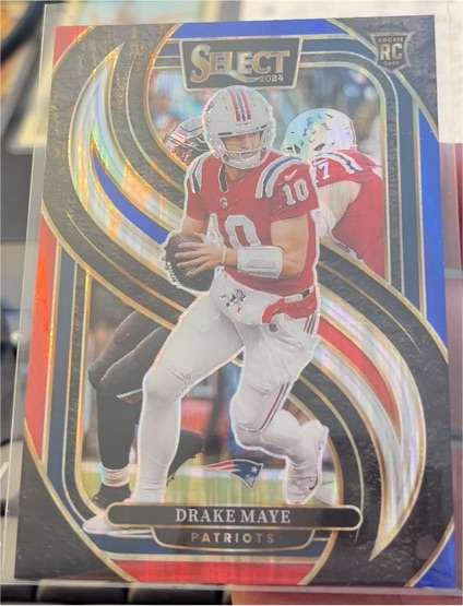 2024 Panini Select Premier Level #113 Drake Maye — front