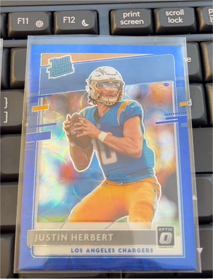 2020 Panini Donruss Optic #153 Justin Herbert — front