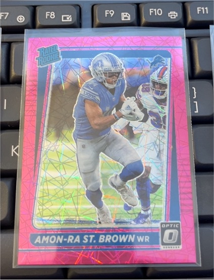 2021 Panini Donruss Optic #228 Amon-Ra St. Brown — front